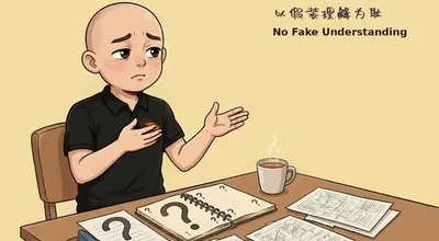 以假装理解为耻,以诚实无知为荣